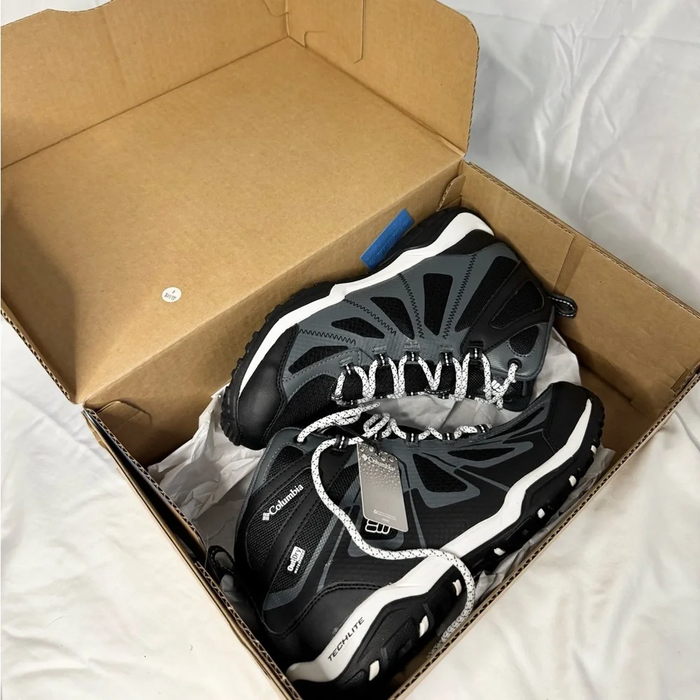 Columbia Black and Gray Athletic Trail Shoes
